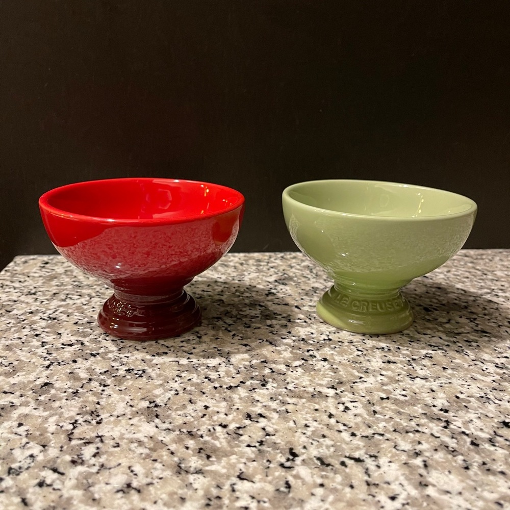 Le Creuset ice cream bowls